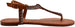 Gold Toe Womenâ€™s Rhinestone T-Strap Sandal with Back Straps - Open Toe Fashion Bling Summer Slide Shoe