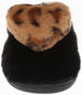 Women's Warm and Comfy Faux Fur Slipper With Heart Pom Poms