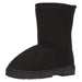 bebe Girls Winter Boots Designed with Side Logo Embroidery Casual Warm Slip-On Mid-Calf Microsuede Walking Snow Flat Shoes