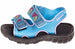Chatties Toddler Girls Velcro Strap Sandals - Turquoise, Size 11 / 12 (More Colors and Sizes Available)