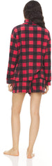 Women's Long Sleeve Pullover Zip Top and Shorts, 2-Piece Pajama Set For Women