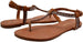 Gold Toe Womenâ€™s Rhinestone T-Strap Sandal with Back Straps - Open Toe Fashion Bling Summer Slide Shoe
