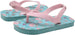 Chatties Toddler Baby Girls’ Little Kid Printed Rubber Flip Flops with Elastic Strap - Cute Lightweight Summer Slipper Shoe