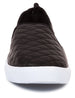 Chatties Ladies Quilted Slip-On Women Sneaker 11/12 Black