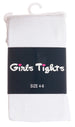 Chatties Kids Cotton Tights Size 7-10 White