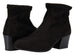 Women's Microsuede Ankle Boots Sock Style Slide-On Mid-Calf Fashion Shoes