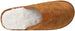 Xertia Men's Microsuede Slipper With Faux Fur Collar And Memory Foam Insoles, Easy Slip-On And Comfortable Fit