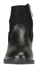 bebe Girls Bootie with Neoprene Shaft Panel Casual Dress Slip-On Fashion Shoes