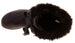Sara Z Ladies Microsuede 10" Winter Boots with Grosgrain Lace up (Black), Size 5-6