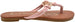 bebe Girls Big Kid Rhinestone Gladiator Strap Sandal Open Toe Fashion Summer Bling Shoes