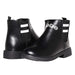 bebe Girls Big Kid Varsity Chelsea Boots Easy Slip-On Short Ankle Fashion PU Shoes