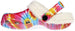 Rampage Girl's Fuzzy and Warm Printed Clogs with Sherpa Lining