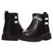 bebe Toddler Girls Ankle Boots Straps Fur Cuffs Slip-On Fashion PU Shoes