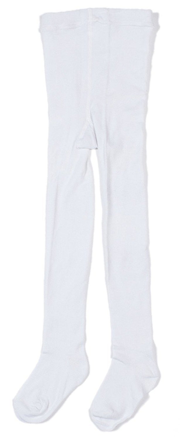 Chatties Kids Cotton Tights Size 7-10 White