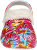 Rampage Girl's Fuzzy and Warm Printed Clogs with Sherpa Lining