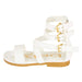 bebe Toddler Girl Gladiator Sandal With Back Zipper And Buckles (See More Colors and Sizes)