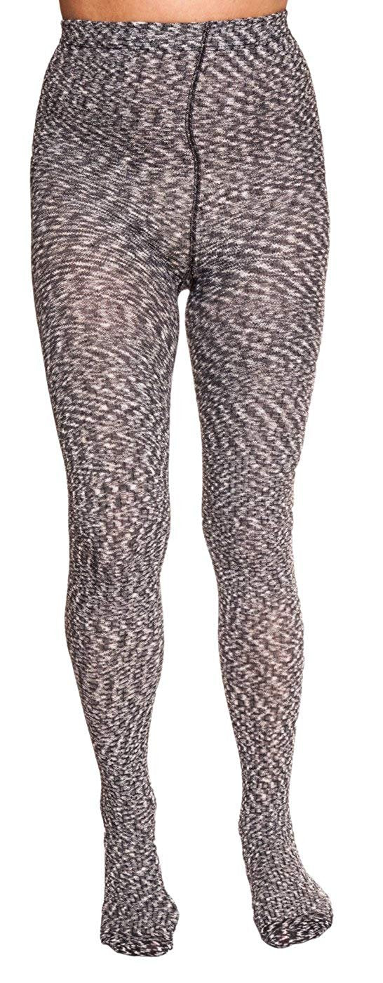 Nicole Miller Waffle Textured Footed Tight for Women
