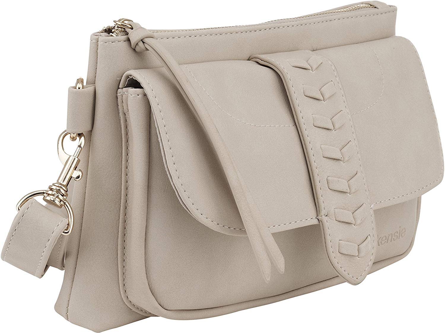 Kensie Women's Whipstitch Belt Bag - Fashion Waist Bag with Adjustable –  Trendilize