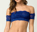 Women’s Lace Bandeau Bralette Off Shoulder Top Strapless Bra (3 Pack)