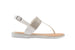 dELiAs Ladies Sandal PCU T-Strap Rhinestone Embellished Slip On Flip Flip Shoe