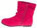 Chatties Girls Low Slouch Fashion Lug Sole Boot 2/3 Fuchsia