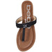 bebe Fashion Flip Flop Thong Sandal for Girls Big Kid