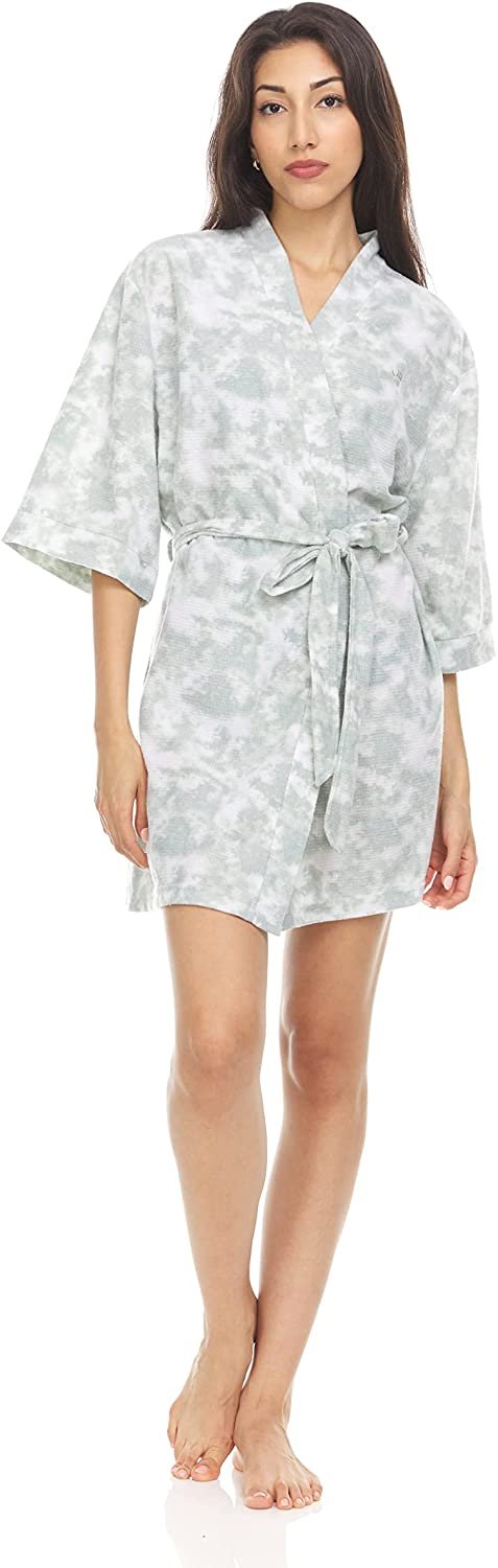 Women's Lingerie Sexy Kimono Spa Robe, Sleepwear, Loungewear Soft and Fuzzy Robe