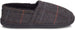 Gold Toe Men’s Slip-On Herringbone House Loafers with Faux Fur Lining and Memory Foam Insole, Warm Comfortable Plush Shoes for for Indoor, Outdoor use