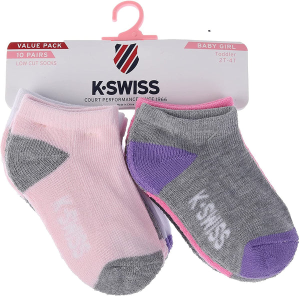 Toddler Girls Low Cut Socks| Non-Slip, Breathable, Safe and Comfortable for 10 Pack