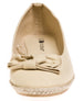 Chatties Ladies Canvas Espadrille Flats Size 9/10 - Tan
