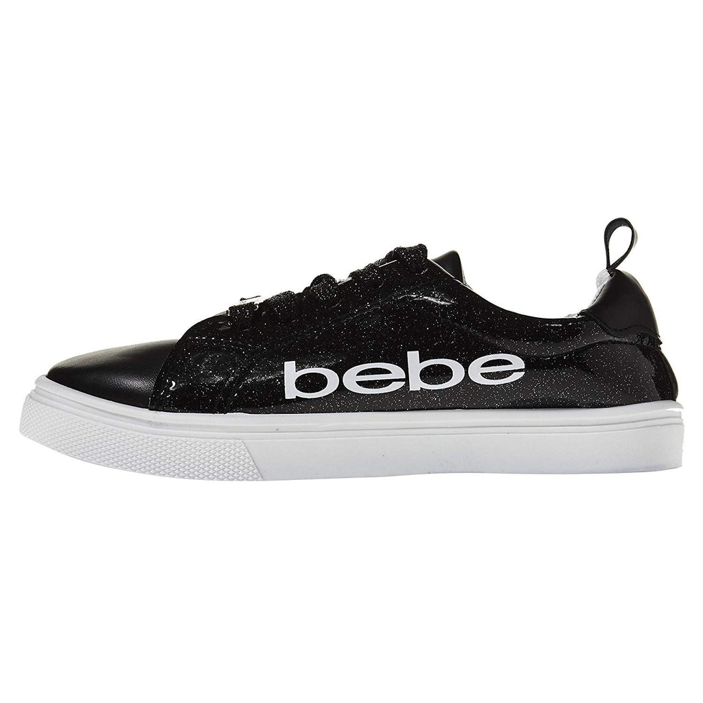 bebe Girls Low Top Athletic Sneakers Glitter Comfort Sports Shoes