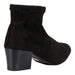 Women's Microsuede Ankle Boots Sock Style Slide-On Mid-Calf Fashion Shoes