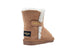 bebe Toddler Girls Little Kid Easy Pull On Mid Calf Microsuede Winter Boots with Faux Fur Trim