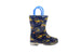Revo Toddler Boys Rainboot Cute Animal Printed with Easy-On Handles Waterproof Shoes
