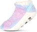Women's Fuzzy Textured Sherpa-Lined Bootie Slipper Socks, Cute Socks for Ladies