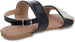 dELiAs Girls Big Kid Mirror Metallic Rhinestone Strap Sandal with Adjustable Back Strap - Fashion Summer Bling Shoes