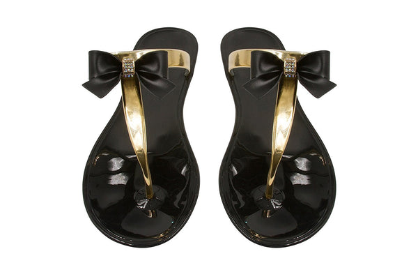 Sara Z Ladies Metallic T-Strap Jelly Sandals – Trendilize