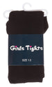 Chatties Kids Cotton Tights Size 4-6 Black