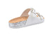 Gold Toe Ladies Footbed Sandal Flip Flop with Glitter Sidewall Slip On Slide Shoe