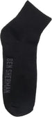Ben Sherman Men's Socks- Ankle Socks Solid Casual Socks Comfort Fit-Logo Bottom Print, Ribbed Trim for 10-pack
