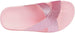 Girl's Summer Open-Toe Sparkly Glitter Flat Slide Sandals with Criss-Cross Straps