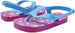 Chatties Toddler Baby Girls’ Little Kid Printed Rubber Flip Flops with Elastic Strap - Cute Lightweight Summer Slipper Shoe