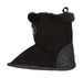 bebe Infant Girls Winter Boots with Glitter Heart and Faux Fur Cuffs Slip-On Shoes