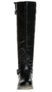 Sara Z Ladies Riding Boot with Back Studs (Black), Size 8