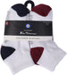 Ben Sherman Boy’s Socks- , Ankle Socks Solid Casual Socks Comfort Fit-Logo Bottom Print, Ribbed Trim for 10-pack