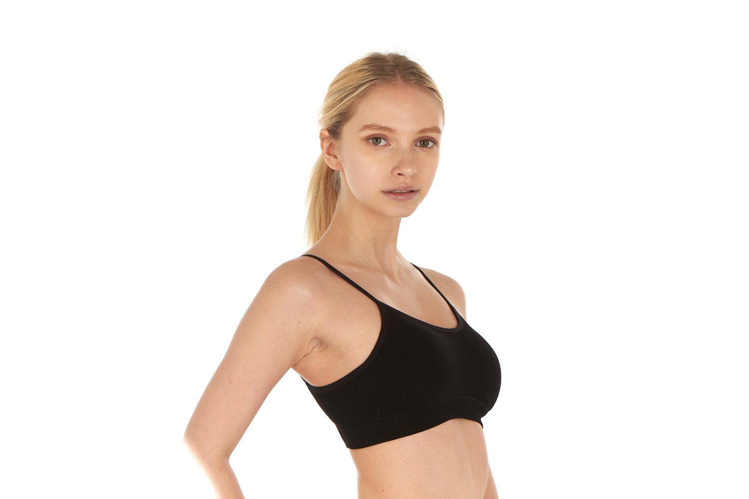 Women's Seamless workout Sports Bra with Wide Elastic Band and Removab –  Trendilize