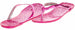 JouJou Ladies Thong Jelly Sandal Size 9 / 10 (Fuchsia) - (Multiple Colors and Sizes Available)