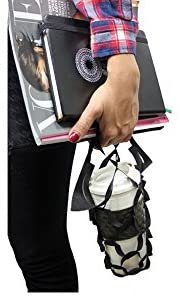 Smart Bag Travel Cup & Bottle Sleeve Carrying Bag for Coffee and Tea/Soda / Thermos - Black (Pack of 10)