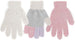 BCBG Girls Little Kid Warm Winter Stretchy Sparkly Rhinestone Magic Knit Gloves - Cute Fall Winter Accessories (3 Pack)