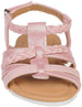 Toddler Girl's Strappy Ankle Strap Fashion Sandals/Flats with Braided Straps